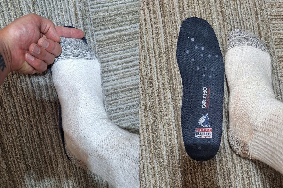 Steel blue hobart scuff fit