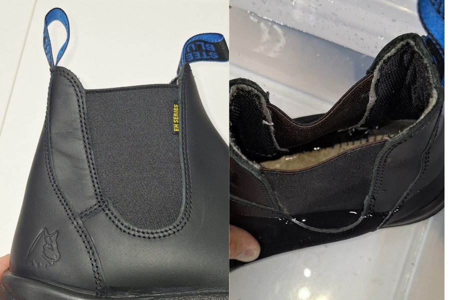 Steel blue hobart scuff goring