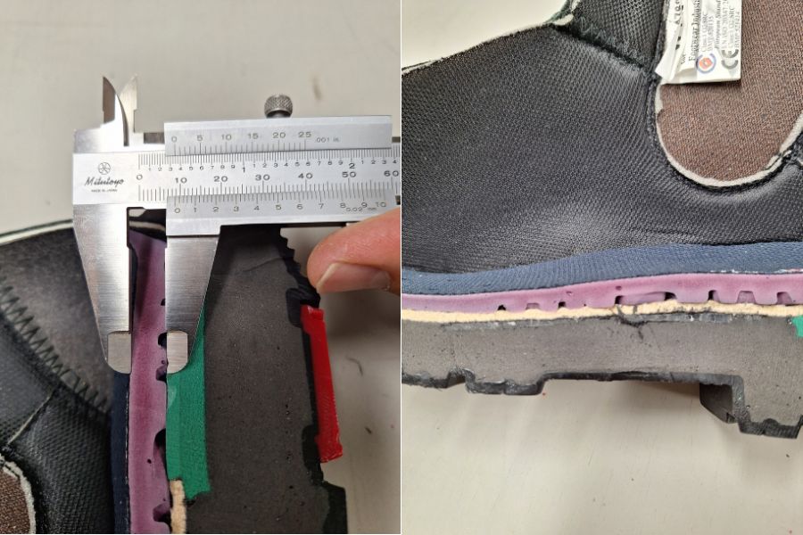 Steel blue hobart scuff midsole