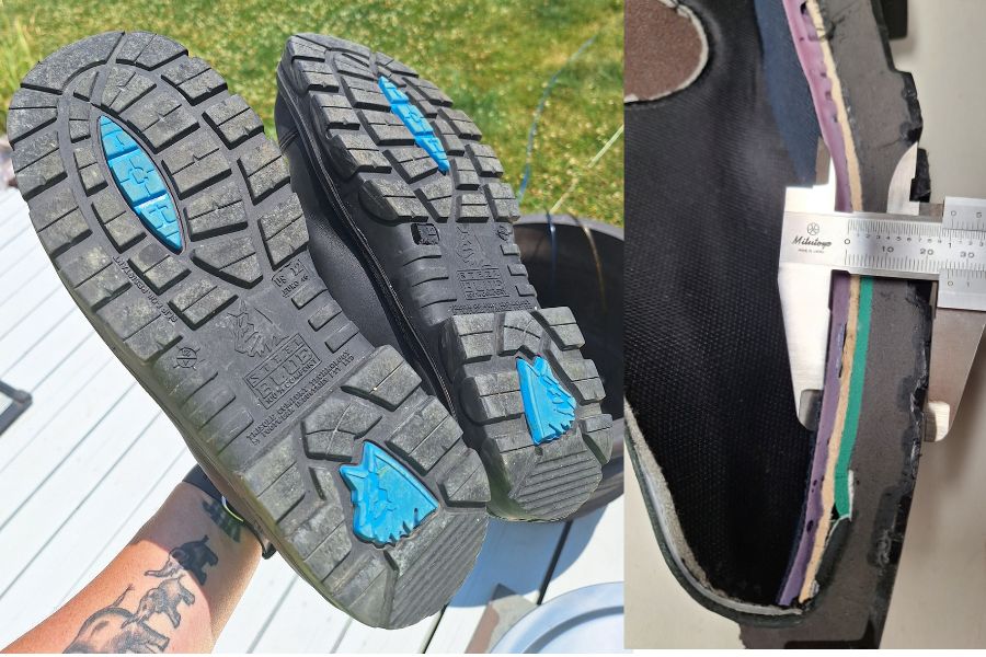 Steel blue hobart scuff sole