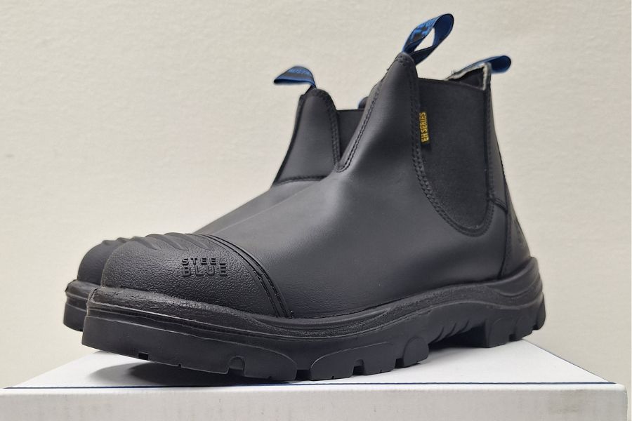 Steel blue hobart scuff wrap