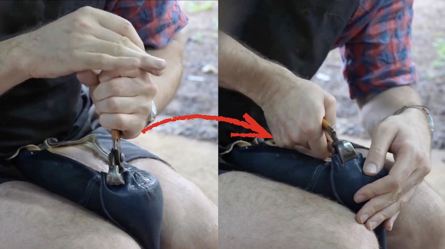 What is hand lasting