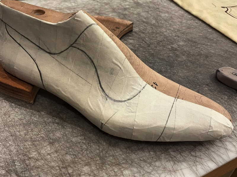 Francis waplinger bespoke shoes pattern making