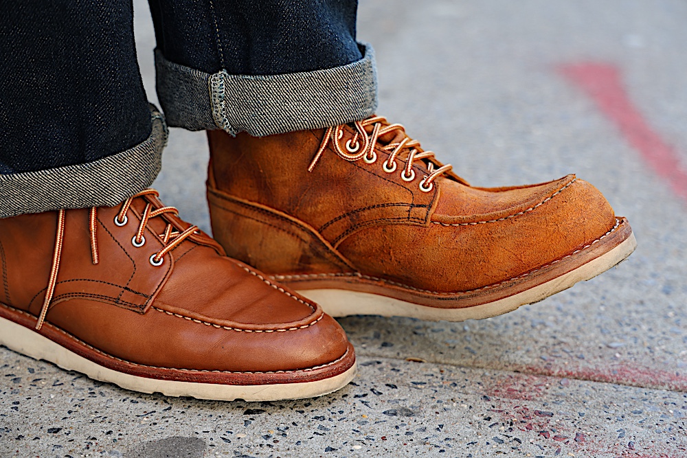 Thursday black label builder moc toe boot