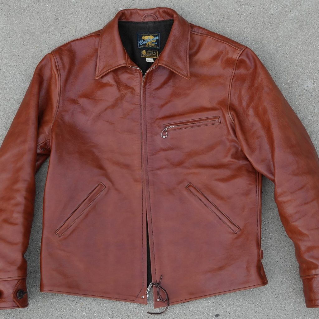 Rainbow country single rider leather jacket