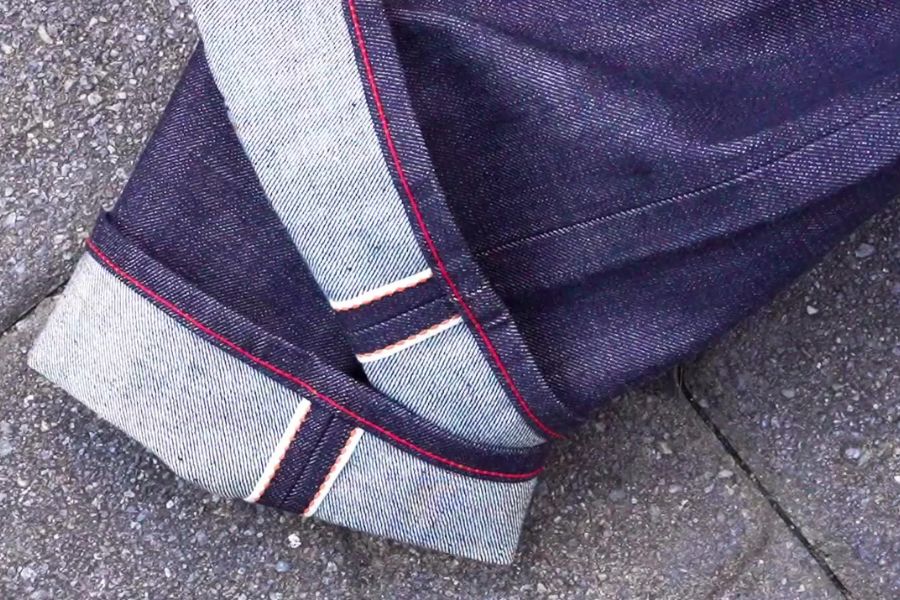 Gustin okayama standard selvedge tag