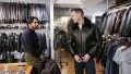 Cockpit usa black leather flight jacket