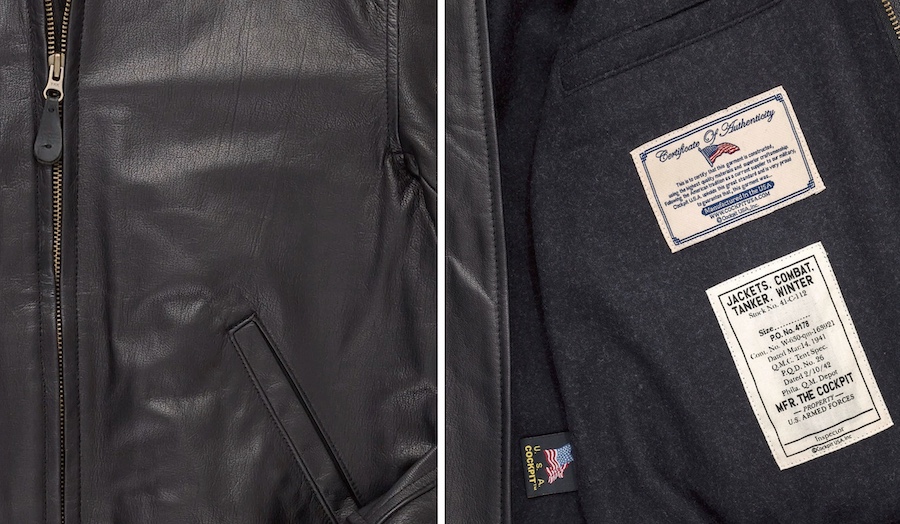 Cockpit usa tanker jacket leather