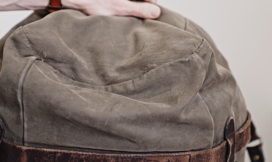 Filson duffle patina repair warranty