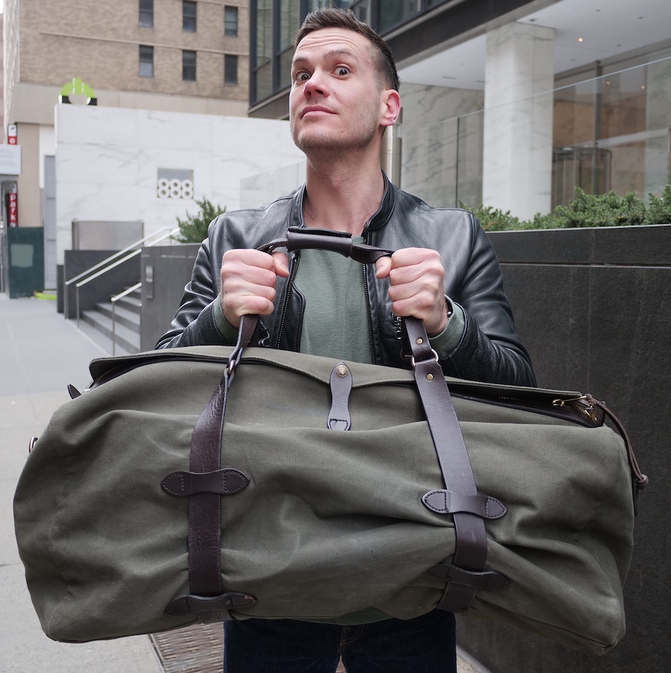 Large filson duffle bag review