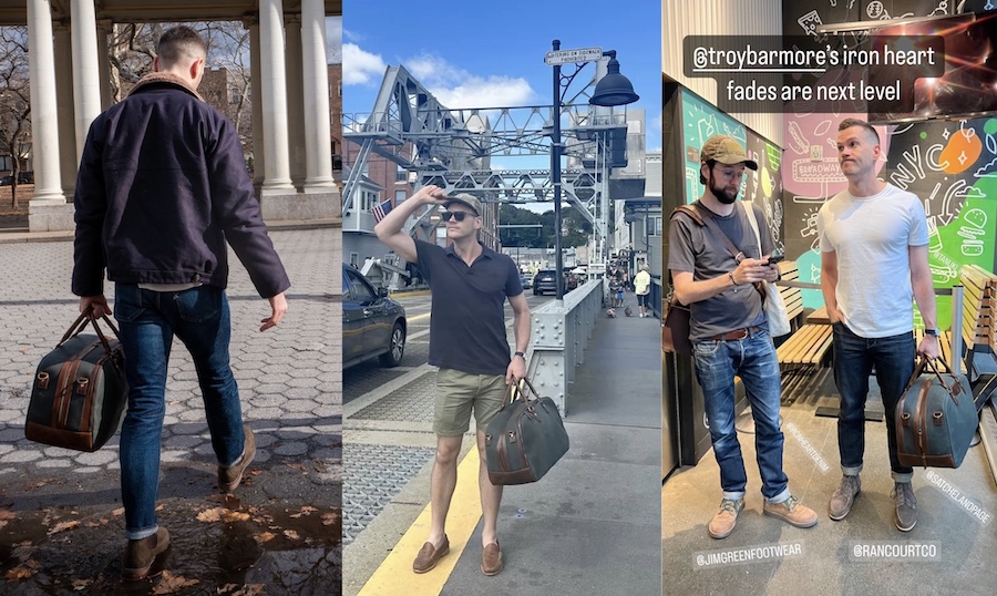 Satchel page canvas weekender bag review