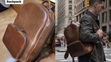 Satchel page leather backpack review