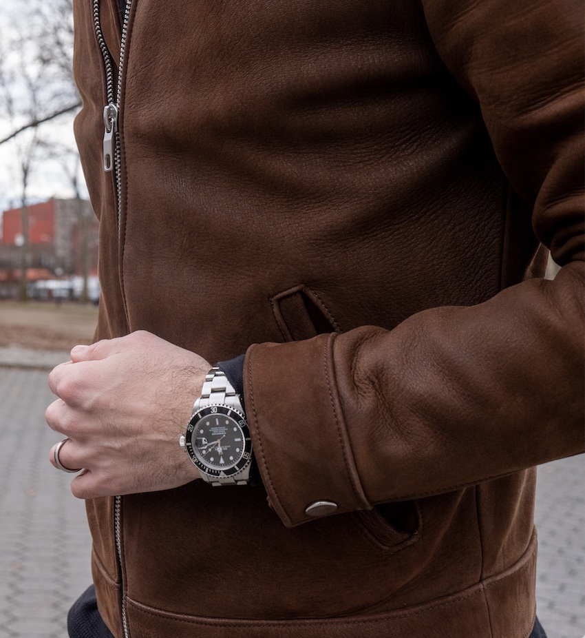 Thursday racer jacket leather quality