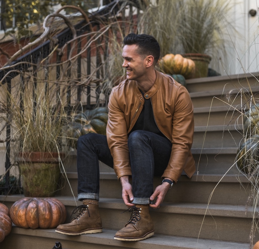 Thursday racer natural leather jacket review
