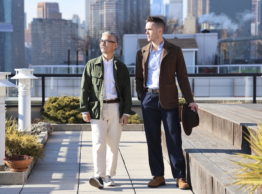 Chinos vs denim chino trousers