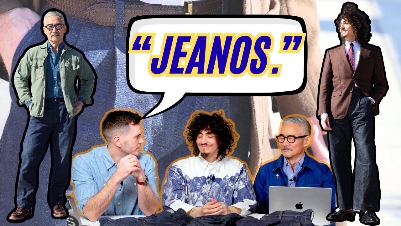 Denim trousers