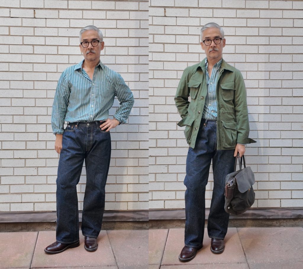 Field jacket business casual chukkas