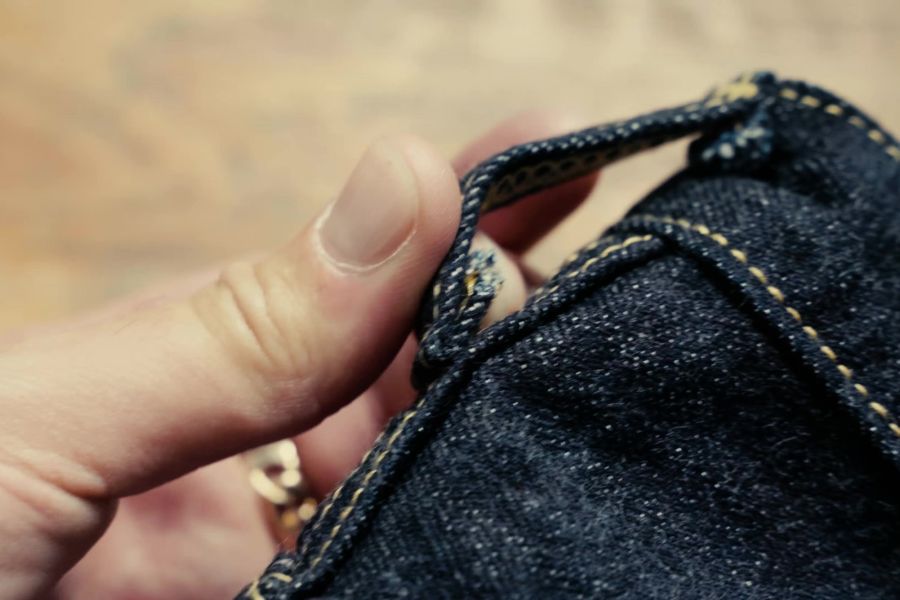 Kapital denim review belt loop stitching