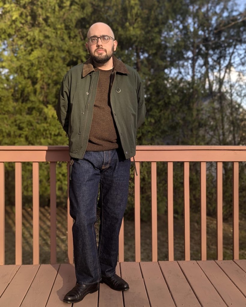 Second button business casual jeans