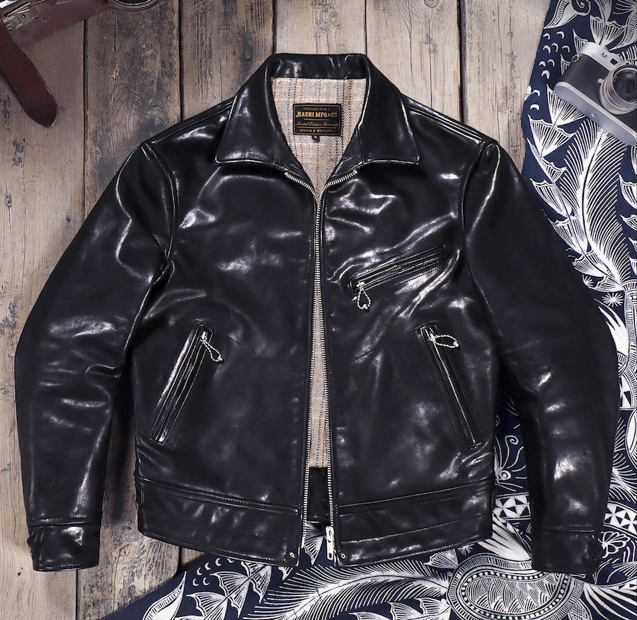 Crush on retro black leather jacket mulholland