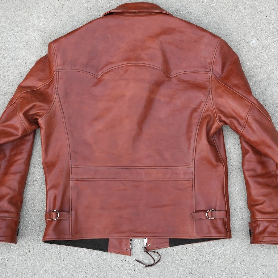 Crush on retro horsehide leather jacket review