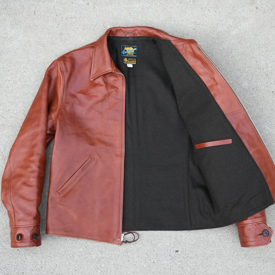 Crush on retro mulholland leather jacket