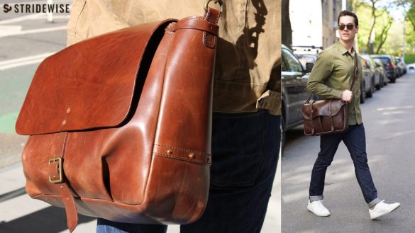 Best leather messenger bag for men